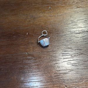 sterling silver basket charm